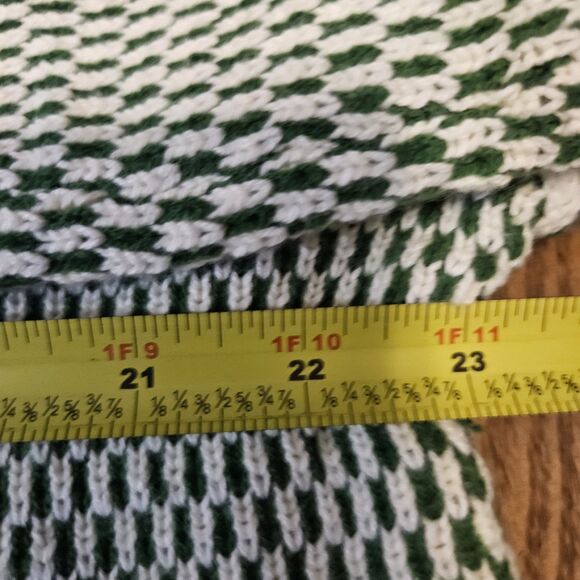 Designer Inspired Oversized V Neck LS Drop Shoulder Tunic Tops Green Sweater M - Picture 3 of 5